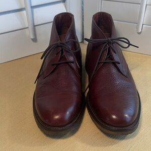 Johnston & Murphy Men's Brown Sheepskin Leather Chukka Boots Sz 11.5